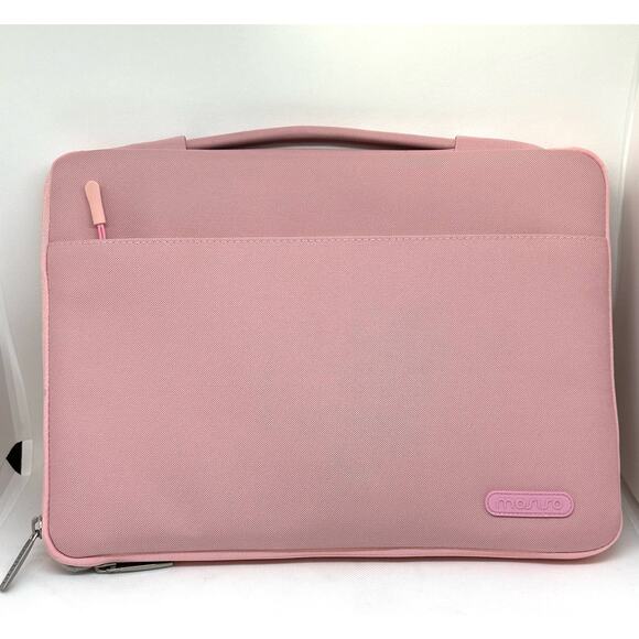 MOSISO Pink Mac Airbook Carrying Case-Hard Shell Cover-Keyboard Skin- NWOT - Picture 6 of 7